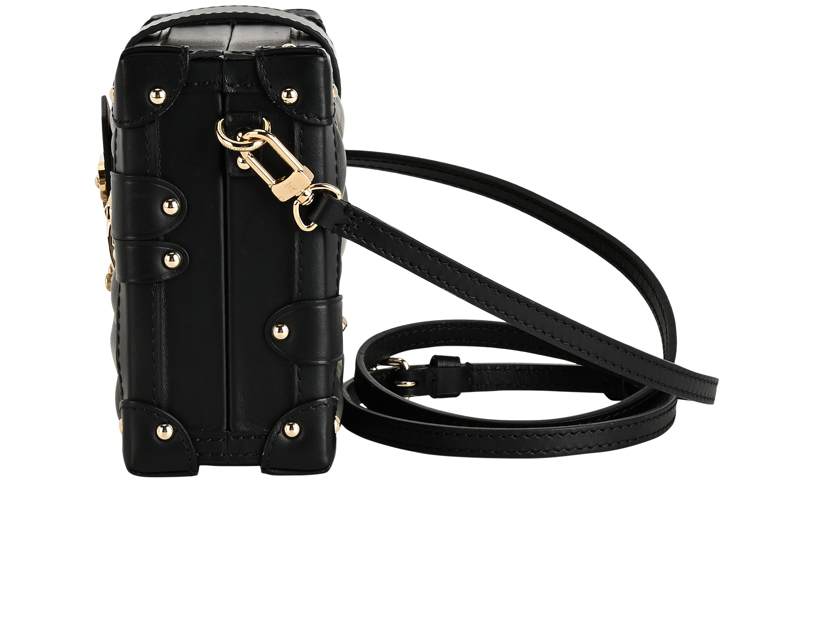 Malletage Petite Malle, &pound;2,700, Handbags, Black, Leather, Bottom view